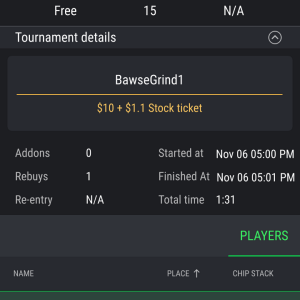 1st in our daily freebuy on StockPoker