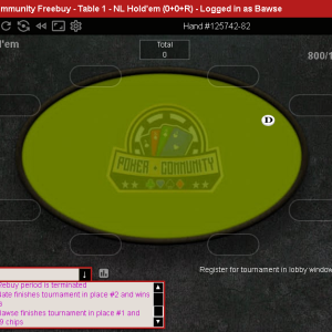 1st in Poker Community Freebuy on DarkSidePoker