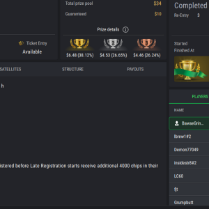 PCF Royal Rumble PLO8 PKO on StockPoker - November 08, 2025