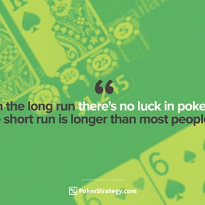 Luck in Poker