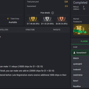 PCF Daily Grind Stud8 FL on StockPoker - November 13, 2025