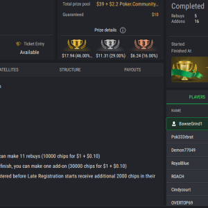 PCF Daily Grind H.O.E on StockPoker