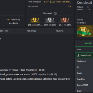 PCF Daily Grind PLO8 on StockPoker - November 26, 2025