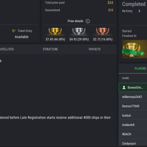 PCF Royal Rumble PLO8 PKO on StockPoker - December 06, 2025