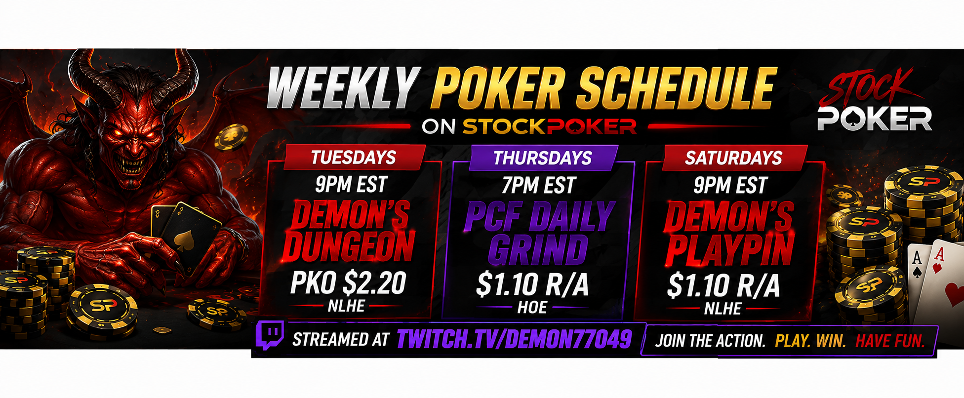 Thread 'Demon77049 Streaming the PCF HOE Home Game Every Thursday!'