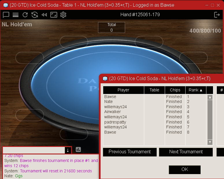 1st in $20GTD Ice Cold Soda on DSP.