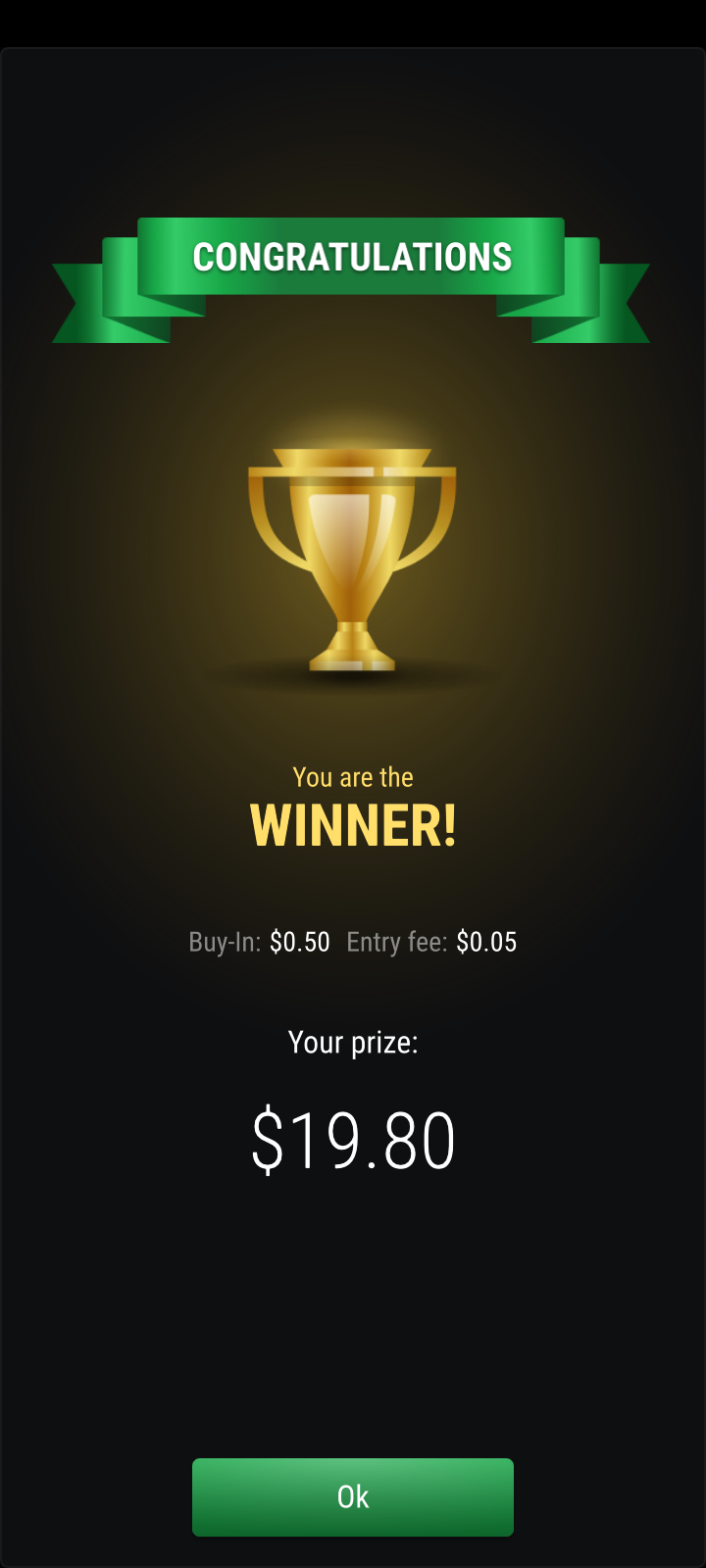 1st in $50 GTD Daily Hyper on StockPoker