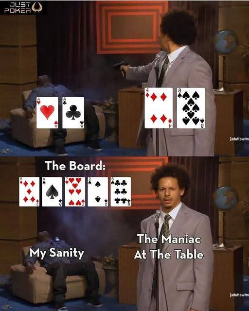 Sanity vs Maniac in Poker