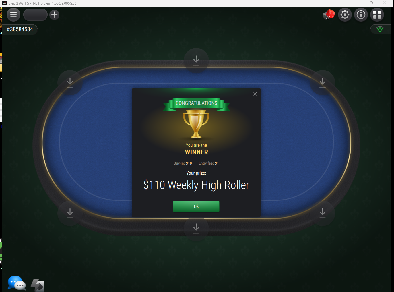 Weekly High Roller Streak